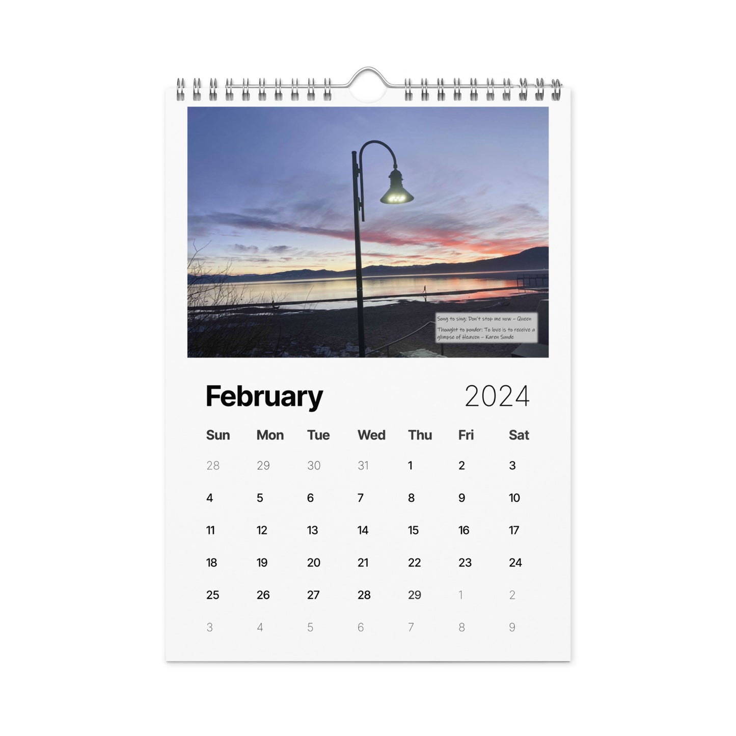 Wall calendar (2024)