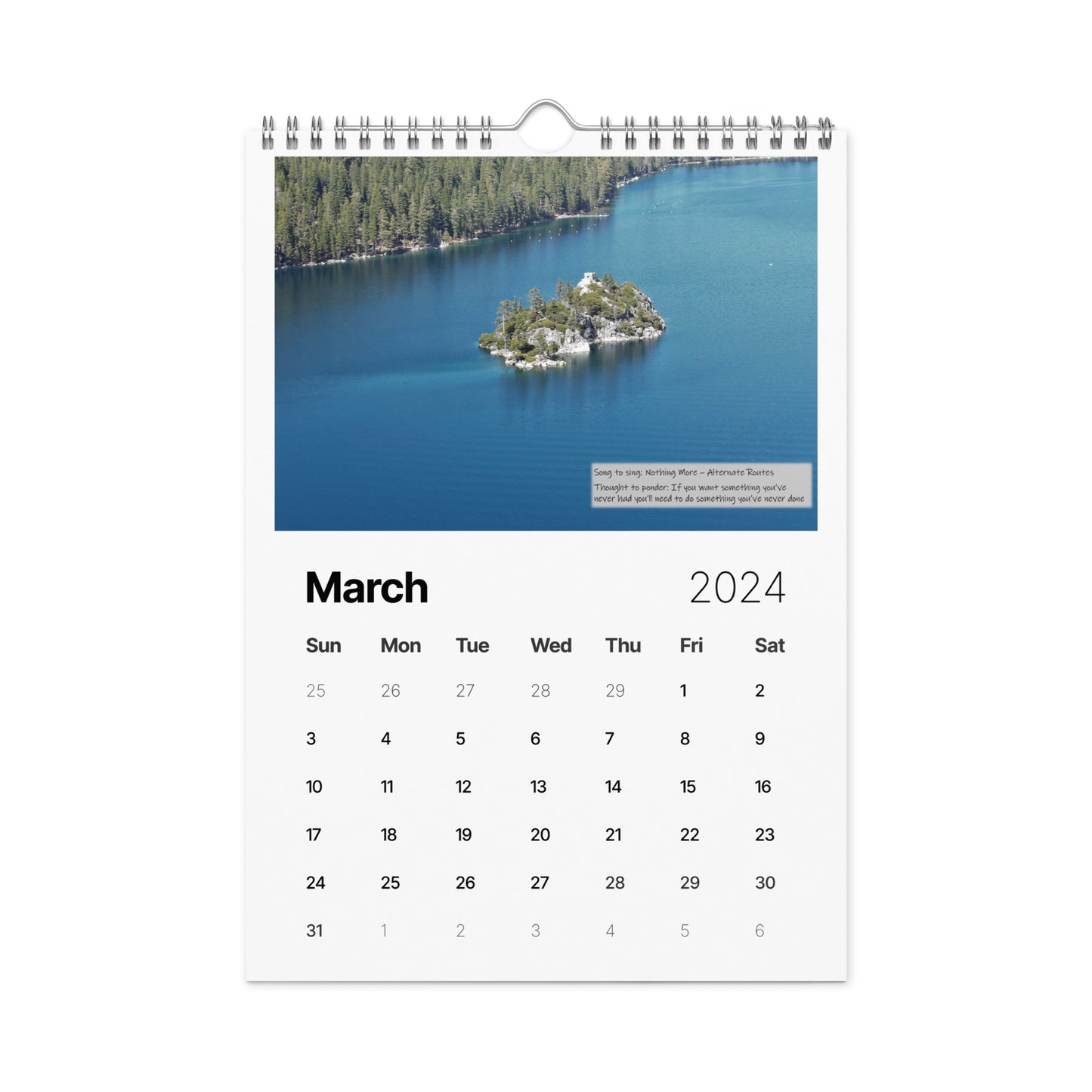 Wall calendar (2024)