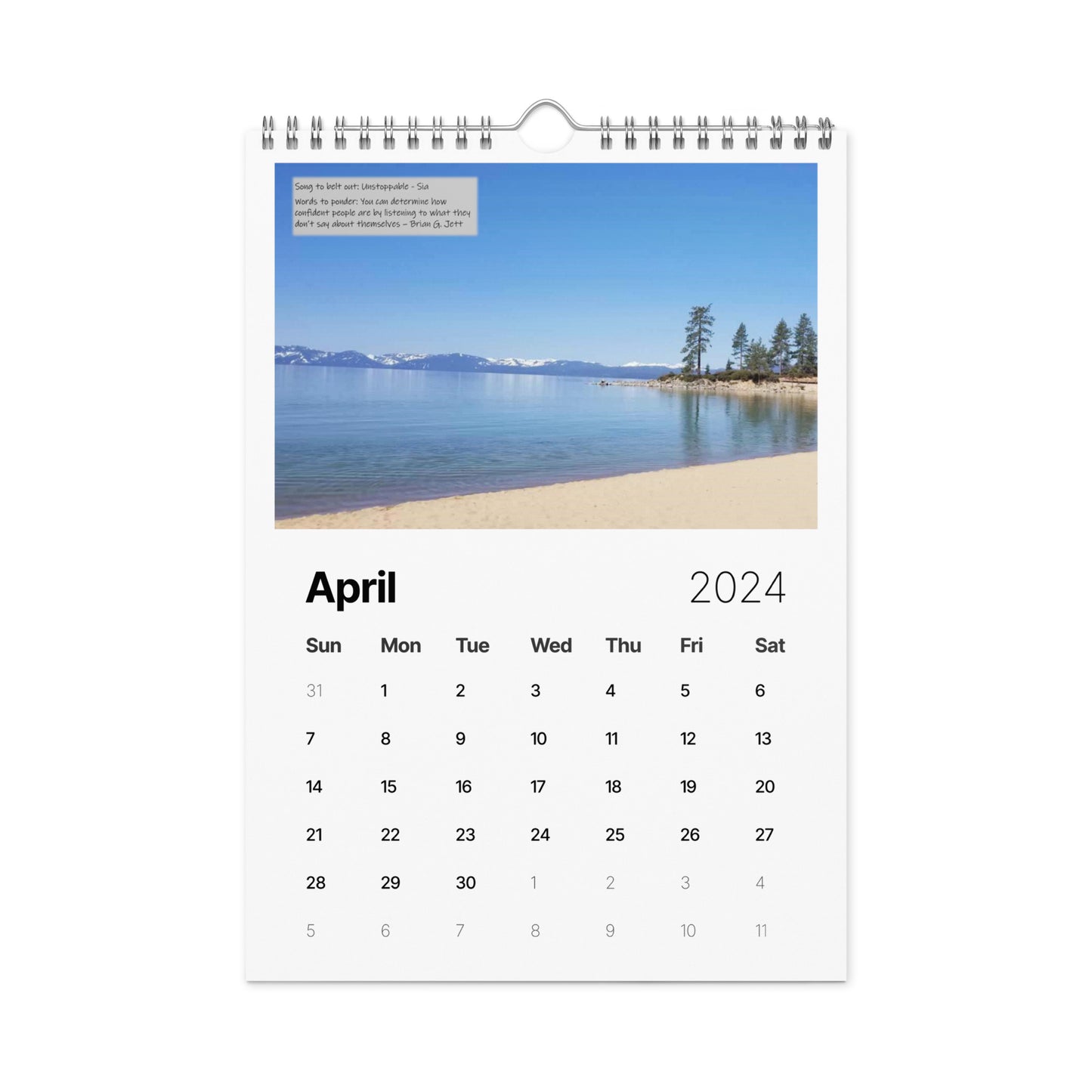 Wall calendar (2024)