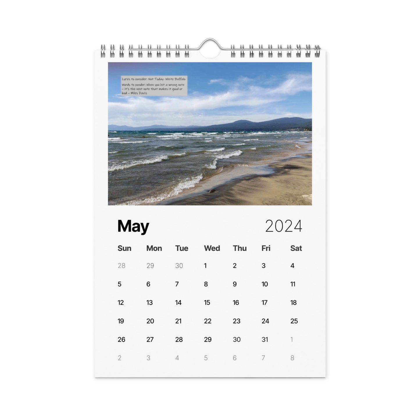 Wall calendar (2024)