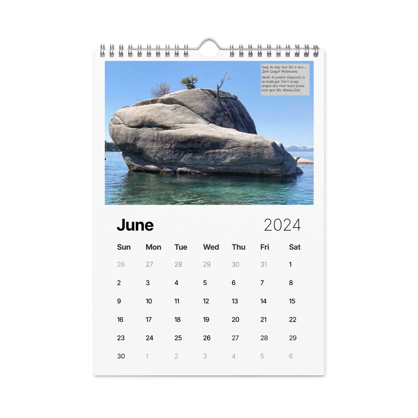 Wall calendar (2024)