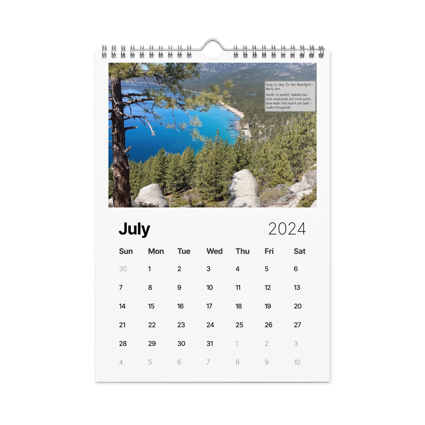 Wall calendar (2024)