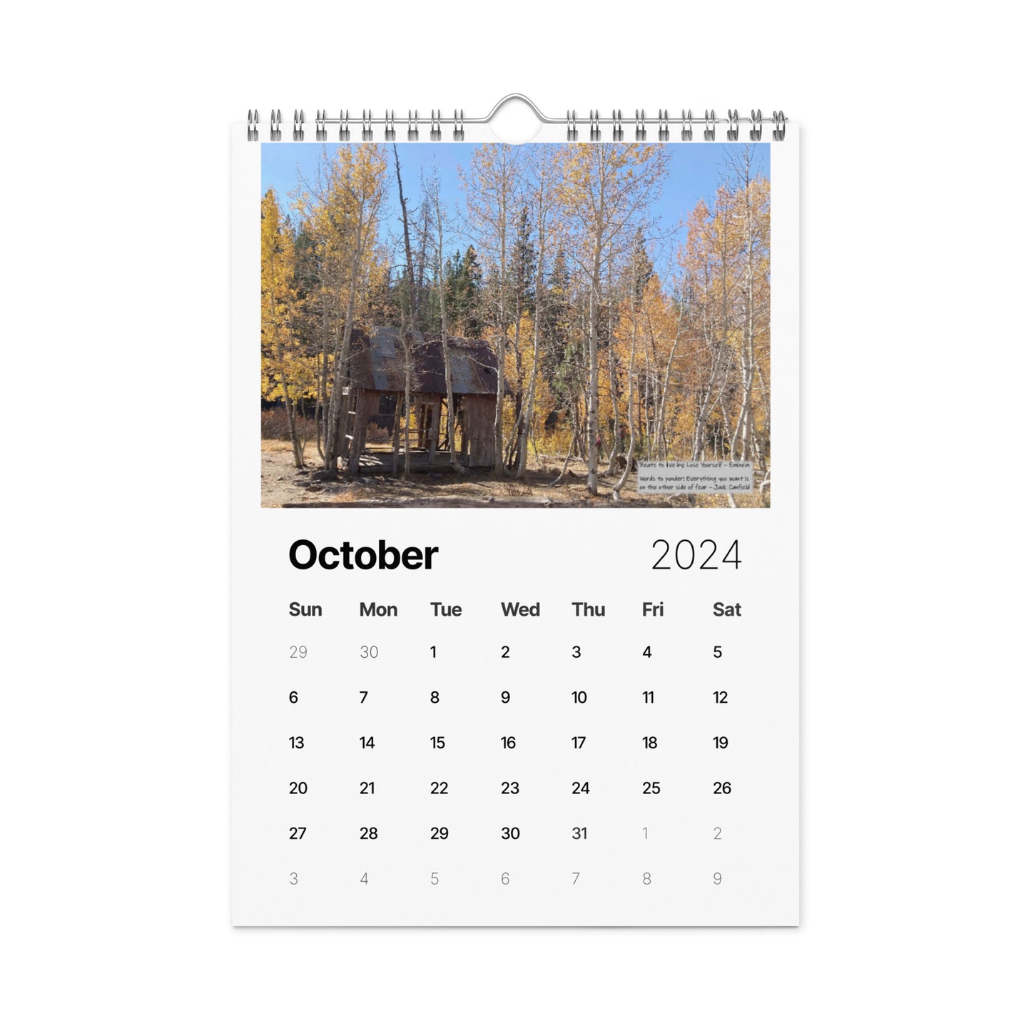 Wall calendar (2024)